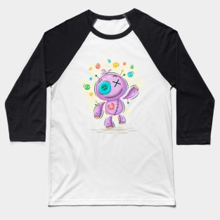 Cartoon voodoo doll Baseball T-Shirt